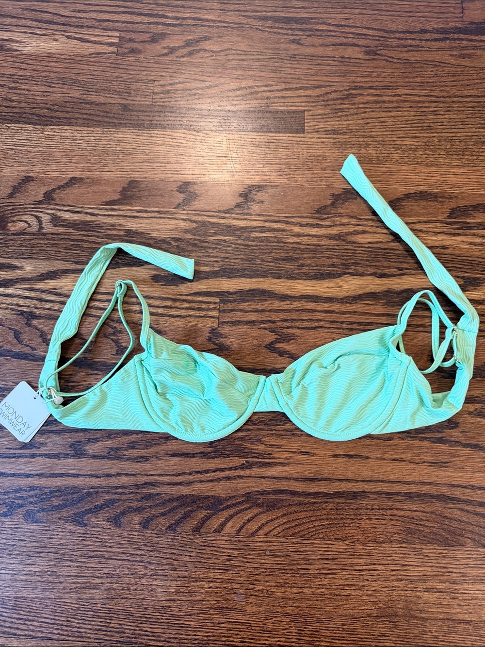 Maui Top Monday Swimwear Mint Green Underwire Bikini Top